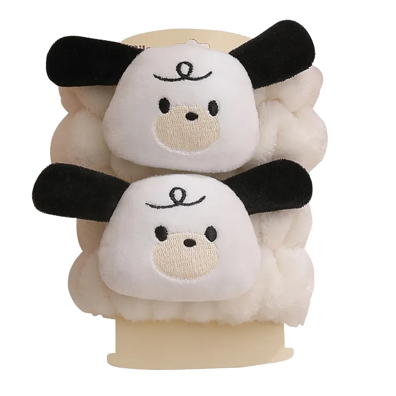 Cute Cartoon Plush Face Washing Wristbands for Women – Absorbent Quick-Dry Sweatbands for Skincare, Non-Slip Moisture-Proof Wrist Towel, Soft Arm Drying Accessory, Must-Have Beauty Tool for Daily Face Cleaning